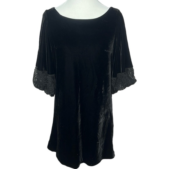 Judith March Velour Mini Dress - Picture 1 of 5